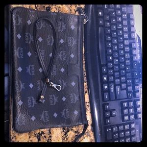MCM Clutch bag with removable shoulder strap